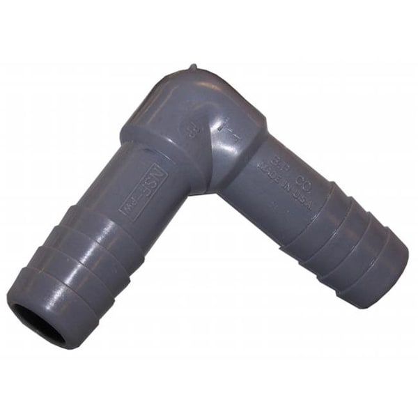 Genova Genova Products .50 in. Poly 90 degrees Insert Elbow 350705 350705 - main